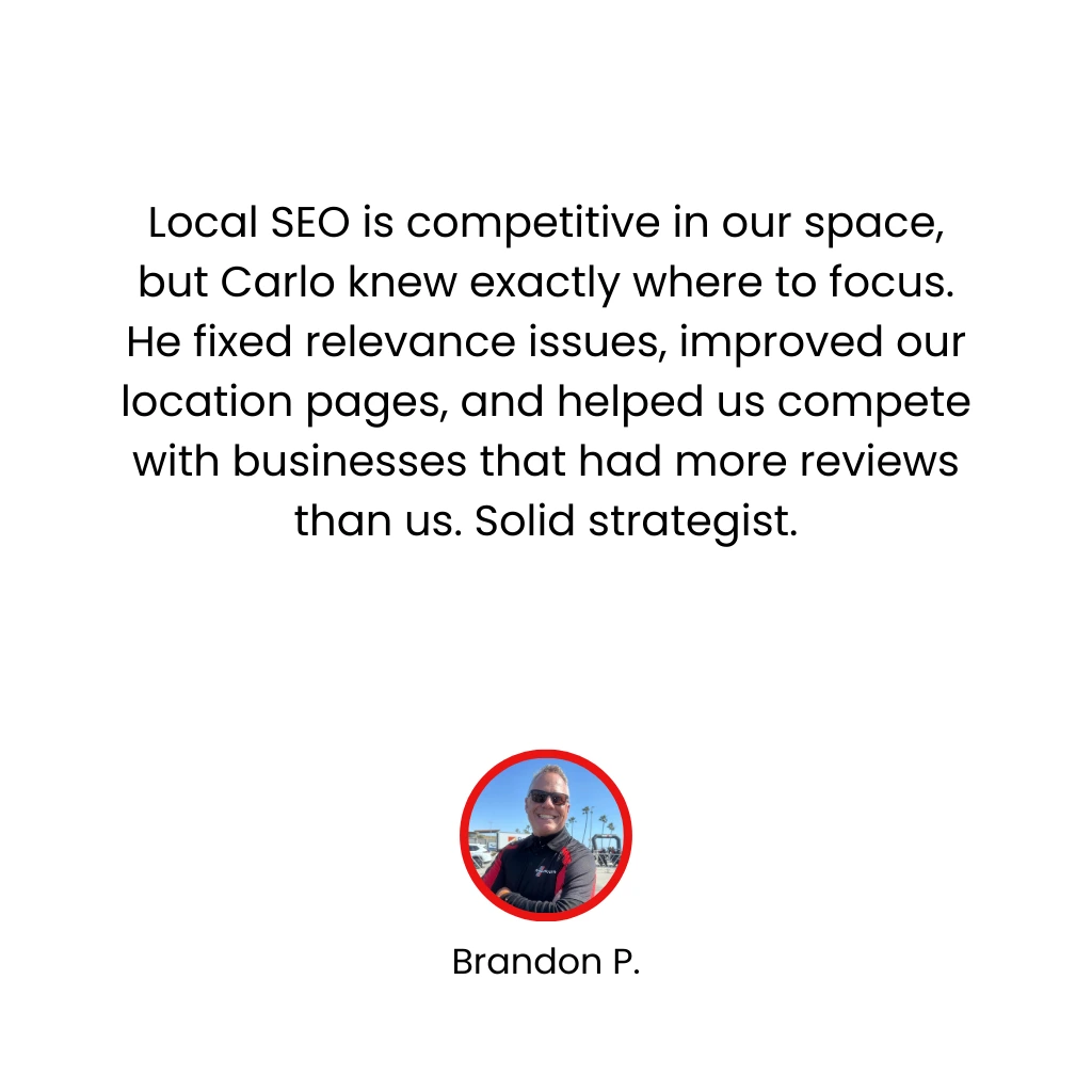 Client review for Carlo Magno